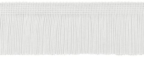 2 Inch Chainette Fringe Trim / Style# CF02, Color: WHITE - A1 (Sold by the Yard)