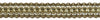 Lavish 1 inch Wide Light Brown, Ivory, Sandstone Beige Gimp Braid Trim / Style# 0100VG / Color: Cappuccino - VNT1 / Sold by The Yard