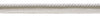 Small 3/16 inch White with a slight Silvery Sheen, Basic Trim Lip Cord, Sold by The Yard , Style# 0316S Color: WHITE - A1