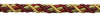 Pair of Elegant WINE GOLD Curtain & Drapery Rope Tiebacks, 18 inch Long, Approx. 1/2 inch Thick, Style# BRTBM Color# AUTUMN LEAVES - 5716