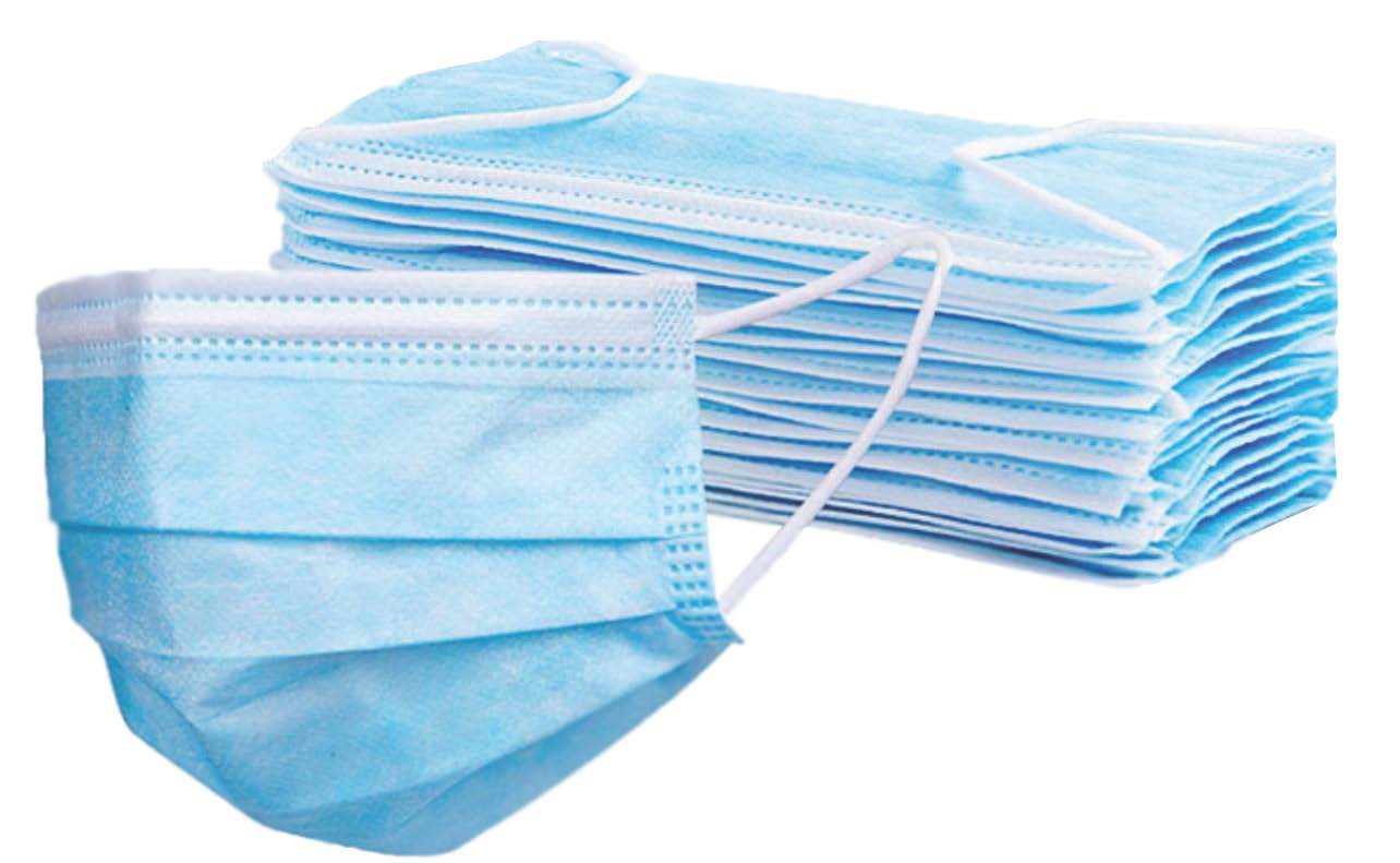 100 pieces Disposable Surgical Face Masks, Mouth and Nose Safety Protection - DecoPro