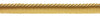 Small 3/16 inch Light Gold, Basic Trim Lip Cord, Sold by The Yard , Style# 0316S Color: Light GOLD - B7