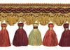 WINE GOLD 4 inch Baroque Tassel Fringe Style# TFB1 Color: AUTUMN LEAVES - 5716 (Sold by The Yard)