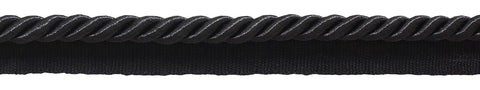 10 Yard Value Pack of Medium 5/16 inch Basic Trim Lip Cord Style# 0516S Color: Silver Grey - 049 (30 Ft / 9.1 Meters)