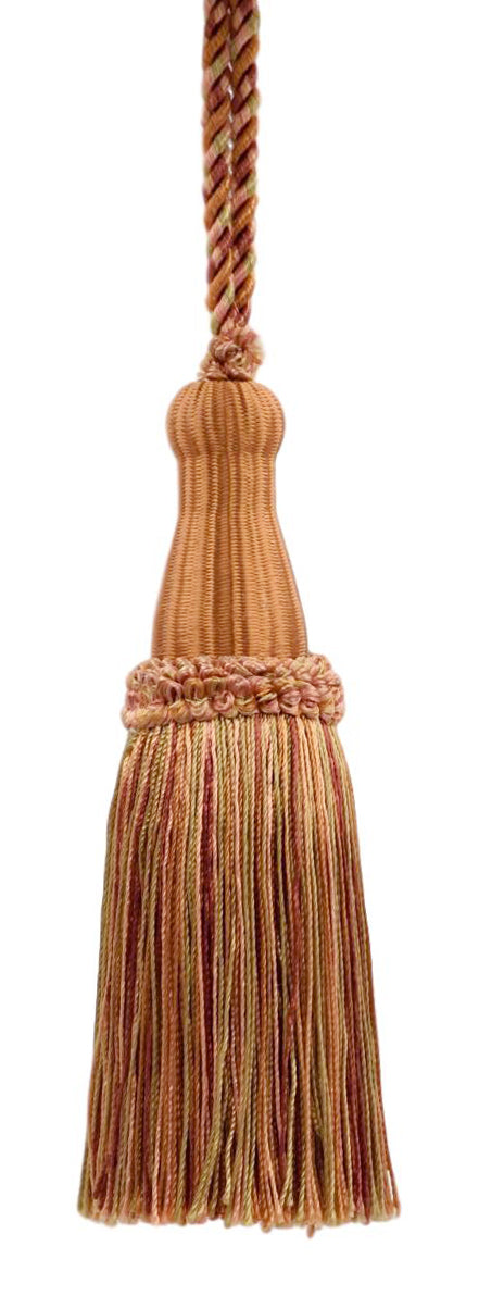 Decorative 5 1/2 Inch Key Tassel, Camel Gold, Light Pink, Pumpkin, Terra Cotta, Style# KTC055 Color: Desert Sand - PR21 - DecoPro