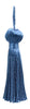 Petite Key Tassel / 3 inches long Tassel with 1 inch loop / Style# BT3 (11309) Color: French Blue - M45