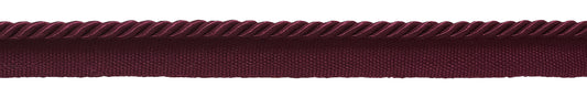 Small 3/16 inch Burgundy, Basic Trim Lip Cord, Sold by The Yard , Style# 0316S Color: RUBY - E10 - DecoPro