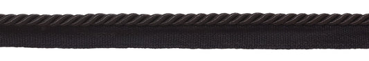 Small 3/16 inch Basic Trim Lip Cord (Black), Sold by The Yard , Style# 0316S Color: BLACK - K9 - DecoPro