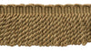 5 Yard Value Pack - 3 Inch Long Brown, Light Brown, Sea Green Bullion Fringe Trim / Basic Trim Collection / Style# BFEMP3 (21927) / Color: Bridle Path - W165 (15 Ft / 4.6 Meters)