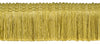 Veranda Collection 3 inch Brush Fringe Trim / Coin Gold, Gold, Antique Gold / Style#: 0300VB / Color: Gold - VNT4 / Sold by the Yard