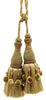Marrakesh Collection Tassel Tieback with Beaded Poms, Tassel Length 10