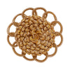 Decorative Rosette 2.5 inch , Two Tone Gold / Baroque Collection Style# BR Color: GOLD MEDLEY - 8633