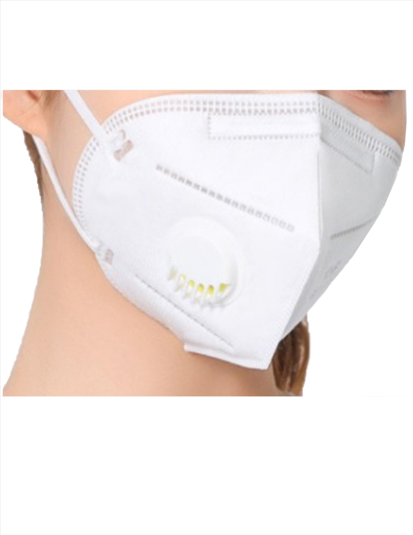 Disposable Face Mask with Breathing Valve, Mouth and Nose Safety Protection - DecoPro